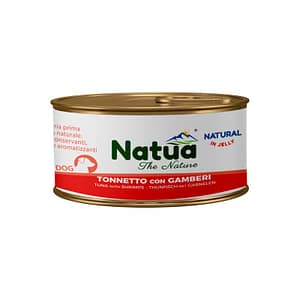 Natua Natural Jelly Tonno con Gamberi per Cani – 150 g, Singola