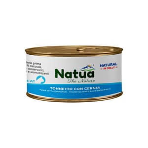 Natua Natural Jelly Tonno con Cernia per Gatti – 150 g, Singola
