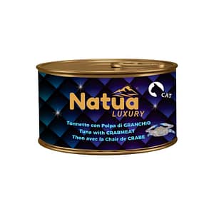 Natua Luxury Jelly Tonno con Granchio per Gatti – 85 g, Singola