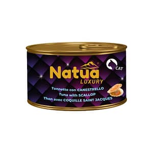 Natua Luxury Jelly Tonno con Canestrello per Gatti – 85 g, Singola