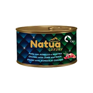 Natua Luxury Jelly Pollo con Agnello e Anatra per Gatti – 85 g, Singola