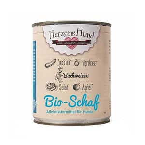 Herzens Hund Pecora Biologica con Verdure Bio Umido per Cani – 800 g