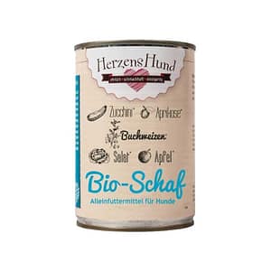 Herzens Hund Pecora Biologica con Verdure Bio Umido per Cani – 400 g