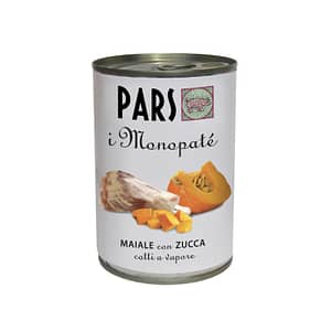 Pars Monopaté Maiale e Zucca per Cani e Gatti – 395 g, 12 pezzi