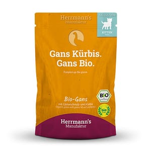 Herrmann’s Selection Oca Biologica per Gattini – 100 g, 12 pezzi