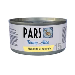 Pars Monoproteico Filettini al Naturale Tonno con Aloe per Cani e Gatti 85gr – 85 g, 12 pezzi