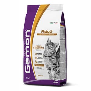 Gemon Adult con Pollo e Tacchino per Gatti – 2 Kg