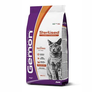 Gemon Sterilised con Tacchino per Gatti – 2 Kg