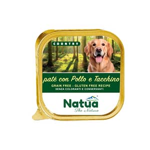 Natua Country Pollo e Tacchino per Cani – 300 g, 12 pezzi