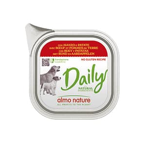 Almo Nature Daily con Manzo e Patate per Cani – 100 g, Singola