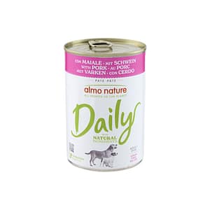 Almo Nature Daily con Maiale per Cani – 400 g, 6 pezzi