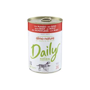 Almo Nature Daily con Manzo per Cani – 400 g, 6 pezzi