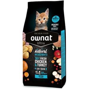 Ownat Cat Ultra Kitten con Pollo e Tacchino per Gatti – 1.5 Kg