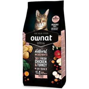 Ownat Cat Ultra Mature con Pollo e Tacchino per Gatti – 1.5 Kg