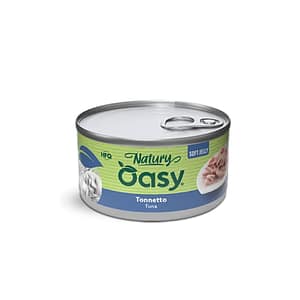 Oasy Natury Soft Jelly con Tonnetto Umido per Gatti – 85 g, 12 pezzi