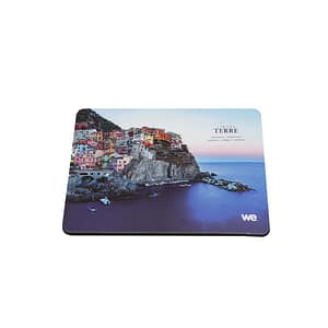 Tappetino per mouse WE confezione al dettaglio:220x160x3mm motivo les cinque terres – nuovo