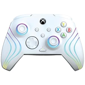PDP Wired Controller Afterglow Wave: Bianco Per Xbox Series X|S, Xbox One e Windows 10/11 – nuovo