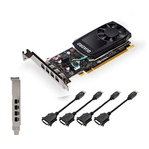 PNY VCQP1000DVIV2-PB Scheda grafica NVIDIA Quadro P1000 V2 4GB GDDR5 – nuovo