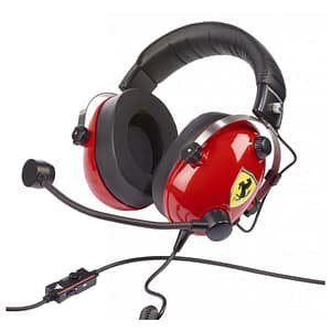 Thrustmaster T.Racing Casco con fascia a filo Gioca nero, rosso, acciaio inox, giallo – nuovo