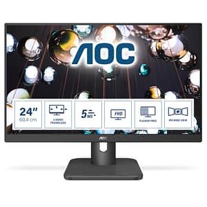 AOC E1 24E1Q PC a schermo piatto 60,5 cm (23,8 ) 1920 x 1080 pixel Full HD LED Nero – nuovo