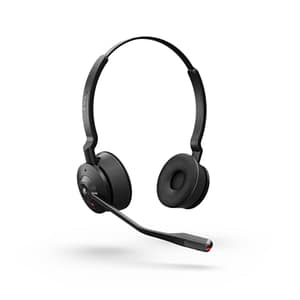 Jabra ENGAGE 55 UC STEREO Cuffie wireless ad archetto per ufficio/centro chiamate Nero – nuovo