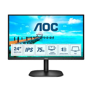 AOC B2 24B2XH/EU Display LED 60,5 cm (23,8 ) 1920 x 1080 pixel Full HD Nero – nuovo