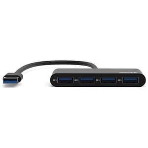 Hub USB A 3.0 a 4 porte USB A SuperSpeed 3.0 Porta nera – nuovo