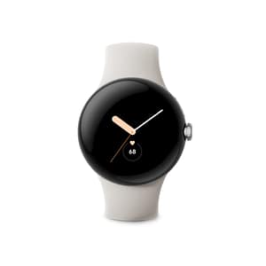 Google Pixel Watch AMOLED 41 mm Digital Touchscreen 4G Silver Wifi GPS (satellite), bianco – nuovo