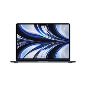 MacBook Air M2 (2022) 13.6′, 16 GB RAM, 1 TB SSD, AZERTY, Nero – Apple GPU 10 – Ricondizionato – Condizioni eccellenti