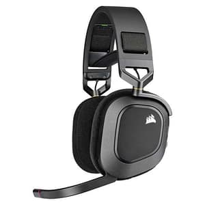 Corsair HS80 RGB WIRELESS cuffie da gioco premium con audio spaziale – Carbonio – nuovo