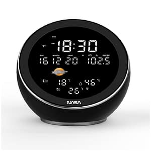 NASA – Stazione meteorologica – Altoparlante Bluetooth WSP1500 Nero – Fornito con adattatore di rete – RICONDIZIONATO – nuovo