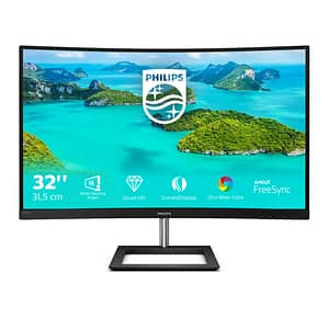 Philips E Line 325E1C/00 PC a schermo piatto 80 cm (31,5 ) 2560 x 1440 pixel Quad HD LCD Nero – nuovo
