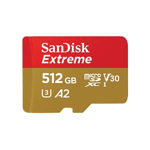 SanDisk Extreme 512GB MicroSDHC UHS-I Classe 10 – nuovo