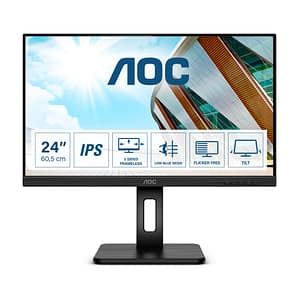 AOC P2 Q24P2Q Display LED 60,5 cm (23,8 ) 2560 x 1440 pixel Quad HD Nero – nuovo