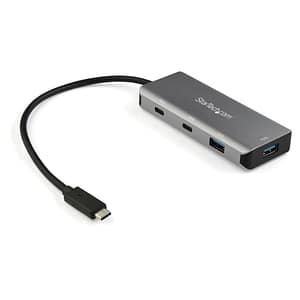 StarTech.com Hub USB-C a 4 porte – 2x USB-A e 2x USB-C – Hub USB Type-C 3.2 Gen 2 SuperSpeed 10Gbps – Alimentazione bus USB – Adattatore da USB-C a USB – Alluminio – Cavo da 25 cm – nuovo