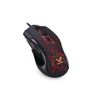 Gamium Gamer Mouse 3200 DPI, X2 8 pulsanti, Plug & Play Soft Touch retroilluminato Cavo in nylon intrecciato 1,5M – nuovo