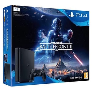 PS4 SLIM 1TB Nero + Star Wars BF II – nuovo