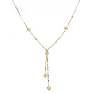 Collana Donna in Oro Bianco e Giallo 803321711206