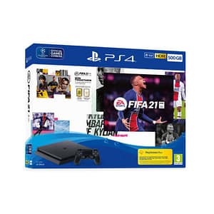 PS4 Slim 500 GB + Fifa 21 – Ricondizionato – Condizioni eccellenti