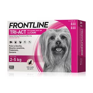 Frontline Tri-Act per Cani 2-5 Kg – 3 Pipette