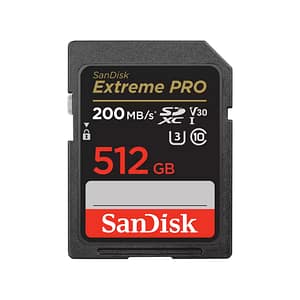 SanDisk Extreme PRO 512 GB SDXC Classe 10 – nuovo
