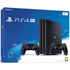 PS4 PRO B 1TB nero + 2° controller Dualshock 4 nero - Ricondizionato - Buono stato