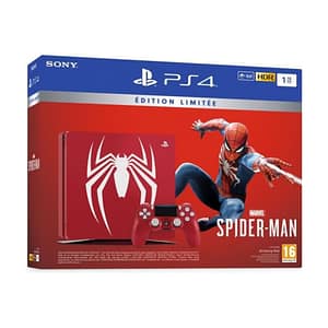 PS4 Slim 1TB Limited Edition Red Marvel s Spider Man Design + Marvel s Spider Man PlayStation Ufficiale – nuovo