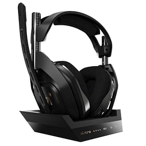 ASTRO Gaming A50 + Stazione Base Cuffia wireless ad archetto Play Nero, Oro – nuovo