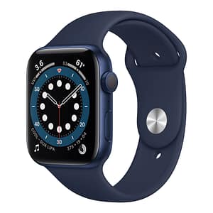 Apple Watch Series 6 OLED 44 mm Digitale 368 x 448 pixel Touchscreen Blu Wifi GPS (satellite) – Ricondizionato – Buono stato