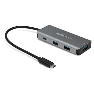 StarTech.com Hub USB-C a 4 porte (10Gbps) con 3x USB-A e 1x USB-C – Power Delivery Passthrough 100W – Adattatore per laptop USB 3.2 Gen 2 Tipo C – Compatibile con TB3 – nuovo