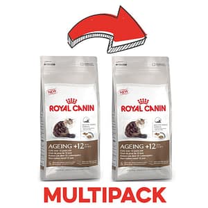 Royal Canin Gatto Ageing +12 Secco – 2 Kg, 2 pezzi