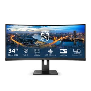 Philips B Line 346B1C/00 86,4 cm (34 ) Display PC a schermo piatto LCD Quad HD Nero – nuovo