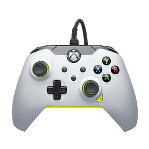 Controllore cablato PDP: Elettrico biancoPer Xbox Serie X|S, Xbox One e Windows 10/11 – nuovo