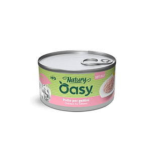Oasy Natury Soft Jelly Pollo per Gattini – 85 g, Singola